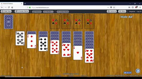 When the player manages to arrange a complete suited run from the King down to the Ace. . Klondike solitaire turn 3 bliss